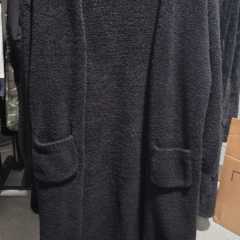 Fashion Nova Black Teddy Sherpa Cardigan